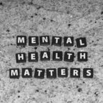Tiles that say 'Mental Health Matters'